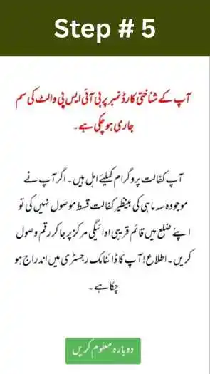 8171 Ehsaas Program CNIC Check Online – اب گھر بیٹھے اپنی اهلیت معلوم کریں 6 ehsaas program cnic check online step 5